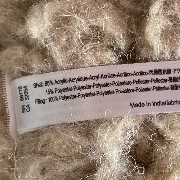 Urban Outfitters Furry Sloth Pillow - Picture 7 of 11